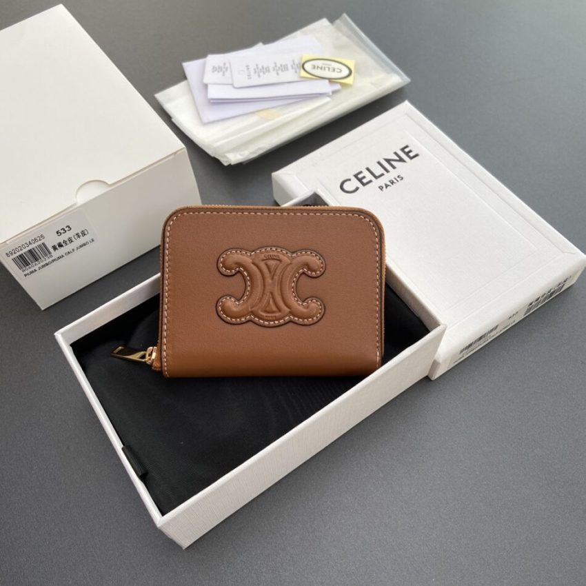Celine Triumphe Small Zippy Wallet