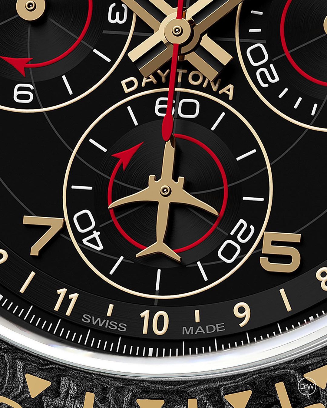 NTPT Carbon Rolex DiW Daytona "AVIA BLACK"