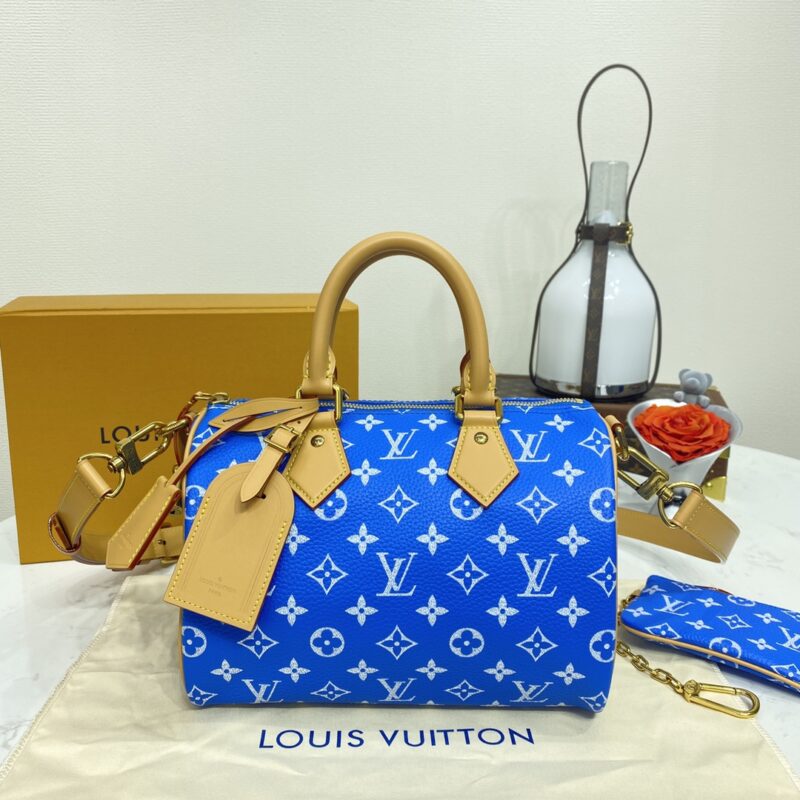 Replica Louis Vuitton Speedy P9 Bandouliere 25 Blue