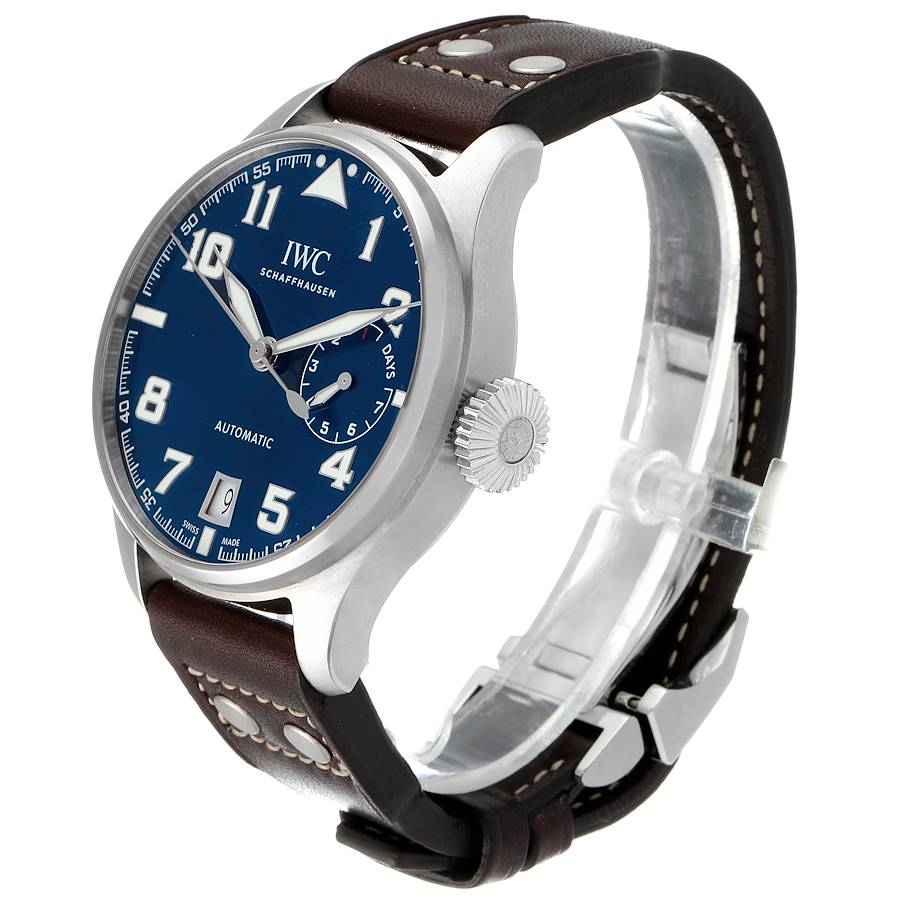 IWC Pilot Le Petit Prince Big Pilots Blue Dial Mens Watch IW500908