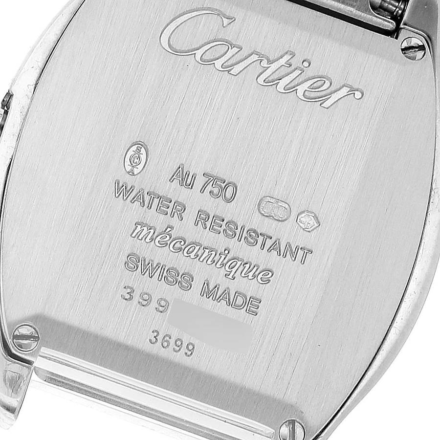 Cartier Tortue White Gold Diamond Ladies Watch WA501011
