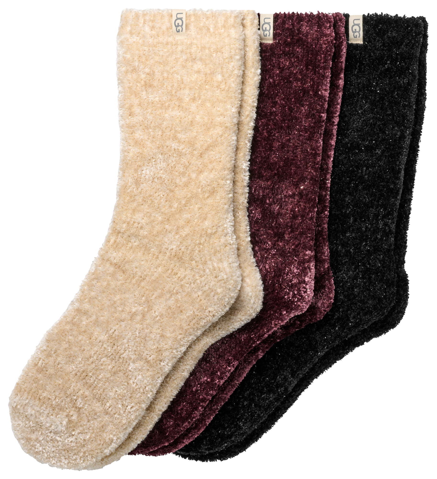 UGG Leda Sparkle 3 Pack Socks