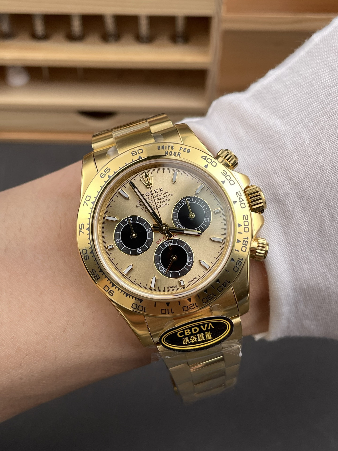 New Full Gold Daytona
