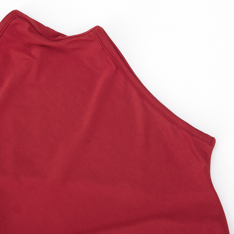 Women Hollow-Out One-Sleeve Sexy Dress