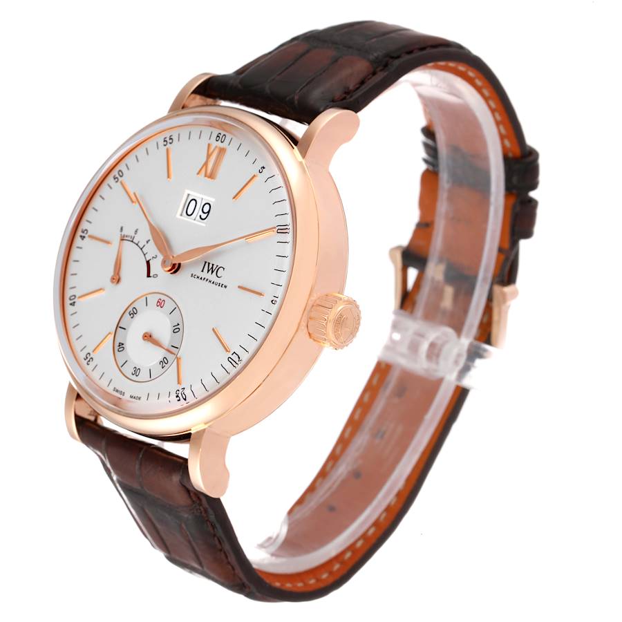 IWC Portofino 8 Days Power Reserve Rose Gold Mens Watch IW516102