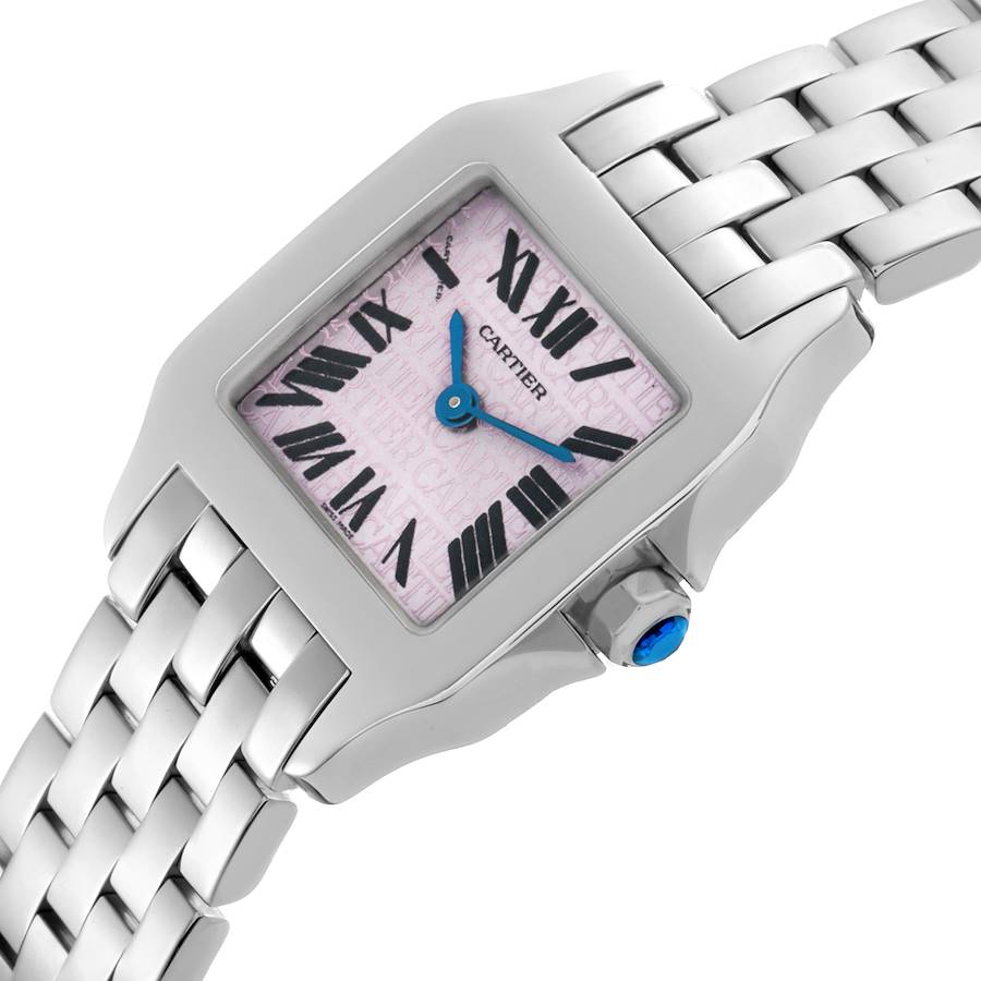 Cartier Santos Demoiselle Purple Dial Small Ladies Watch W2510002
