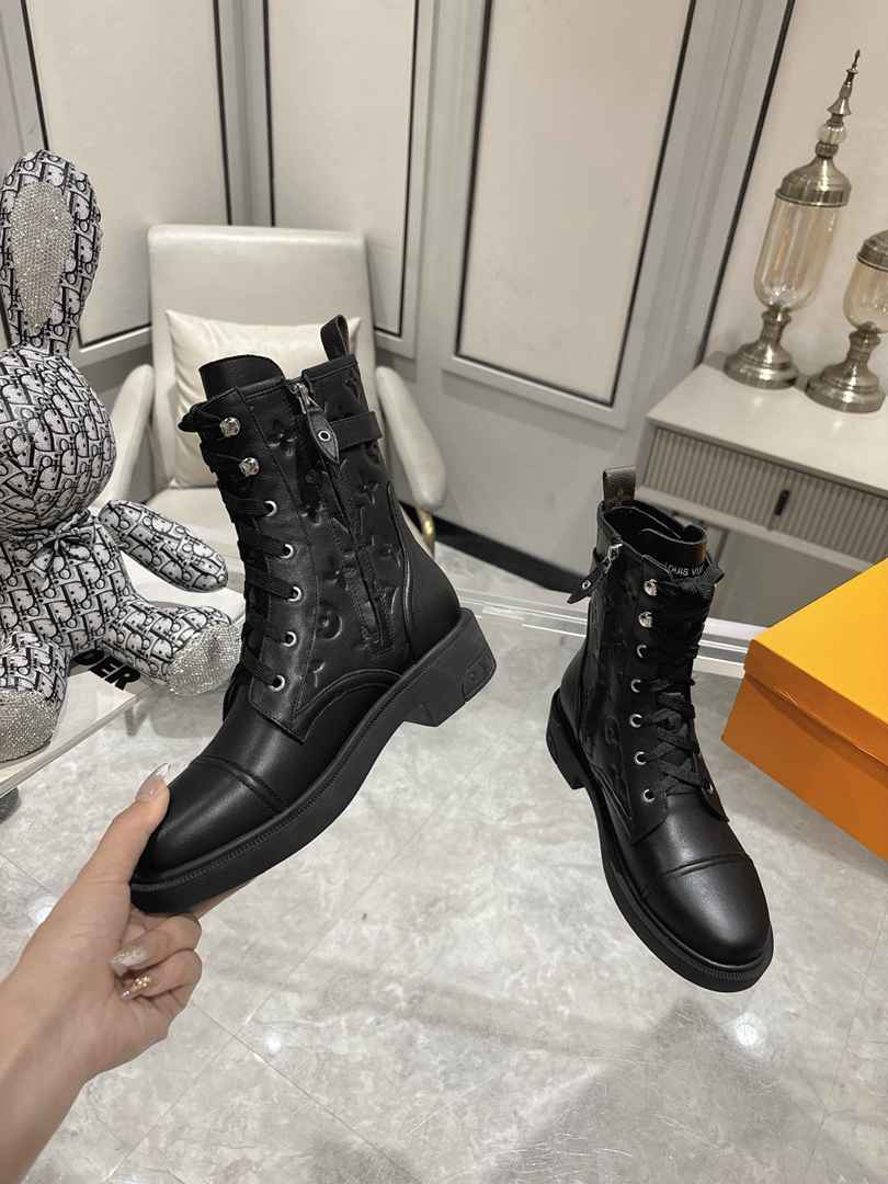 Louis Vuitton Citizen Flat Ranger Boot Monogram Black 1Aday2