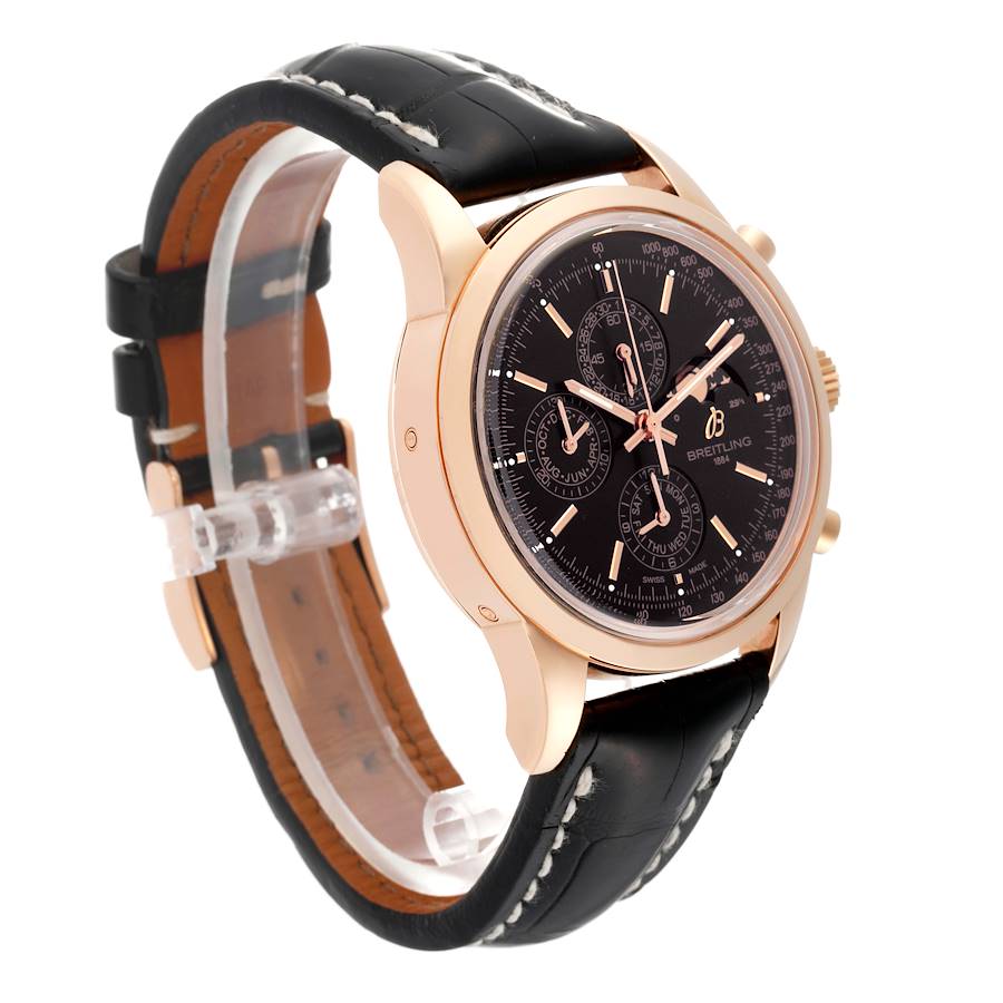 Breitling Transocean Chronograph 1461 Rose Gold Mens Watch R19310