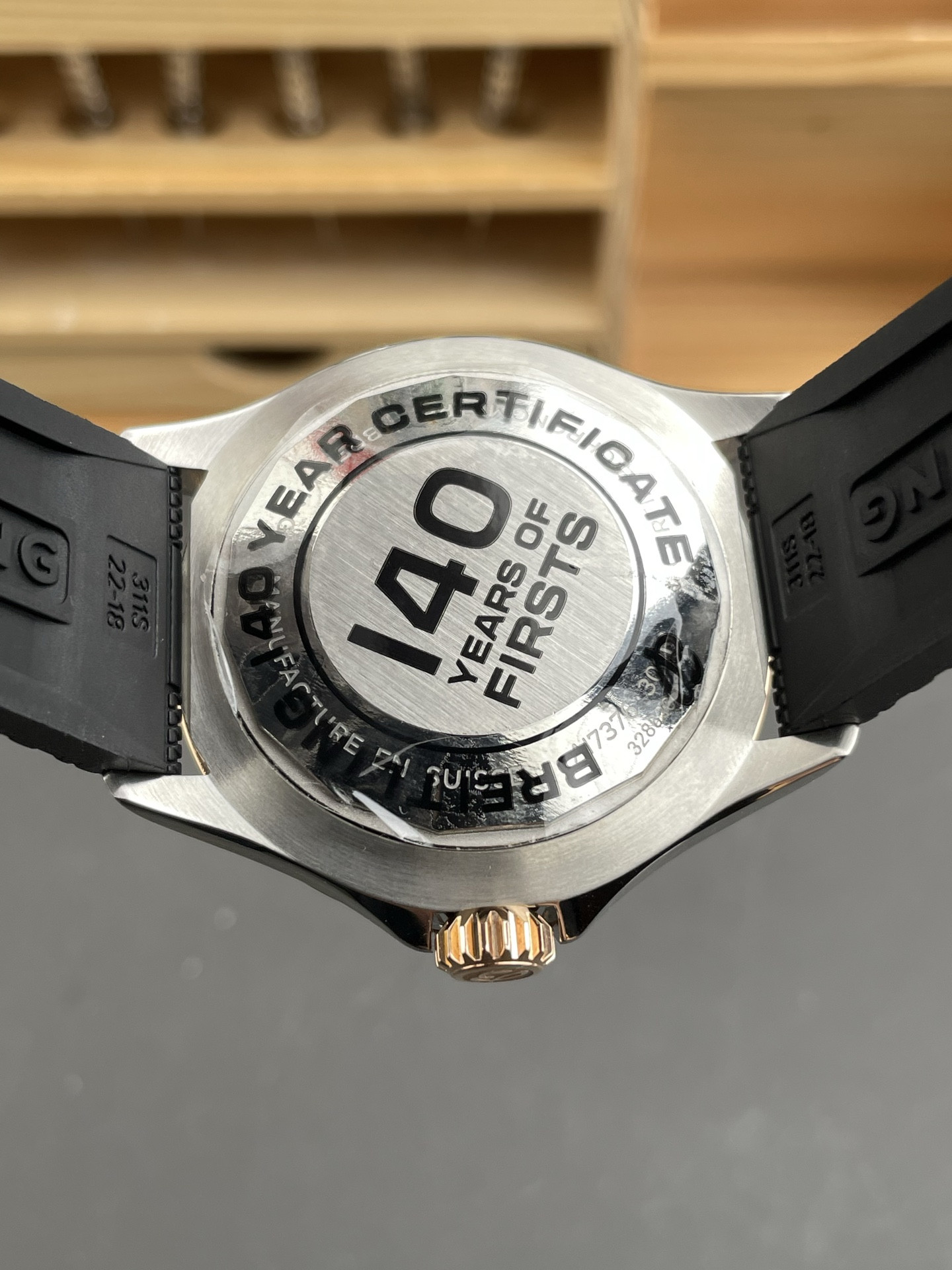 Superocean Two-tone Rose Gold Black Dial