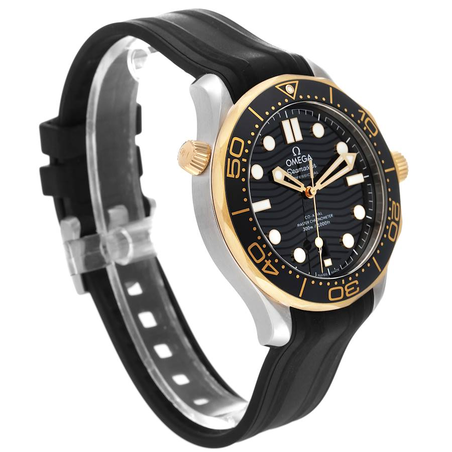 Omega Seamaster Diver Steel Yellow Gold Mens Watch 210.22.42.20.01.001
