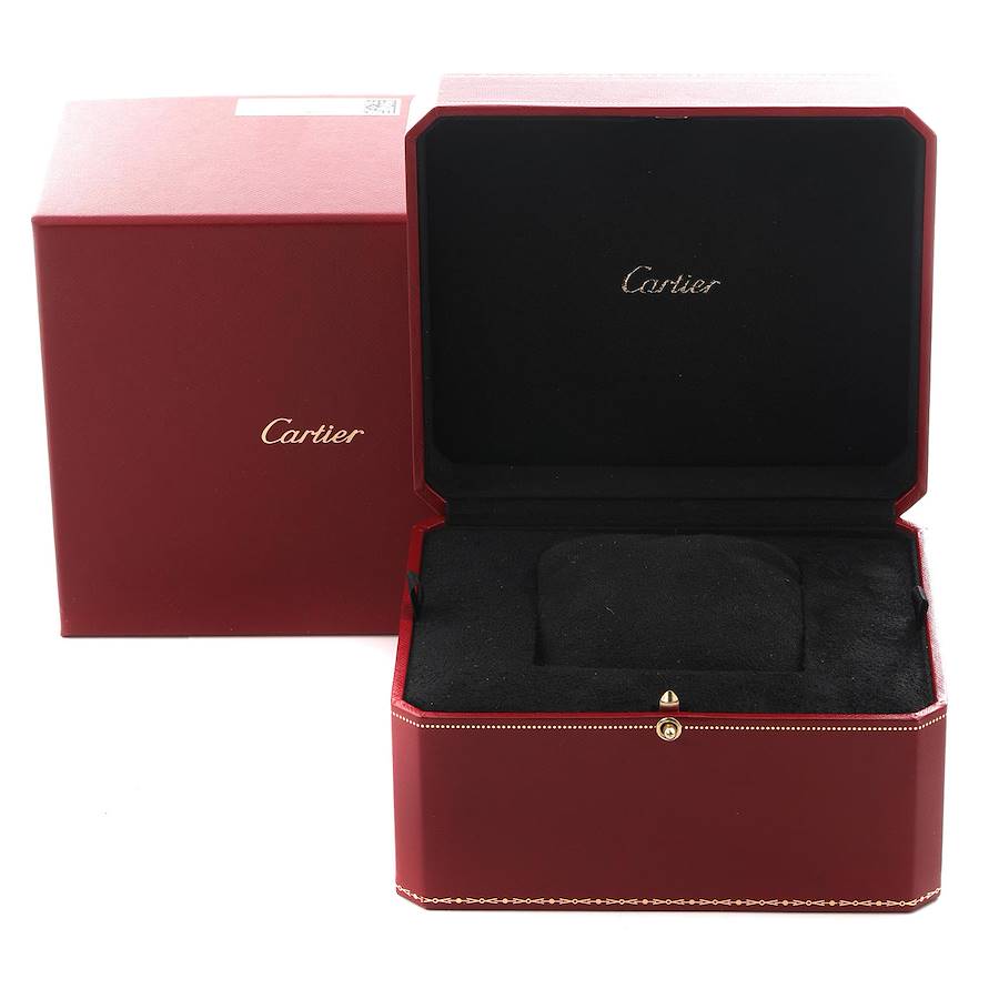 Cartier Tank a Vis Dual Time Rose Gold Mens Watch W1537651