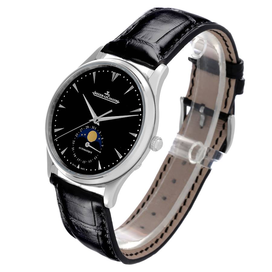 Jaeger LeCoultre Master UltraThin Moonphase Mens Watch 176.8.64.S Q1368470 Card