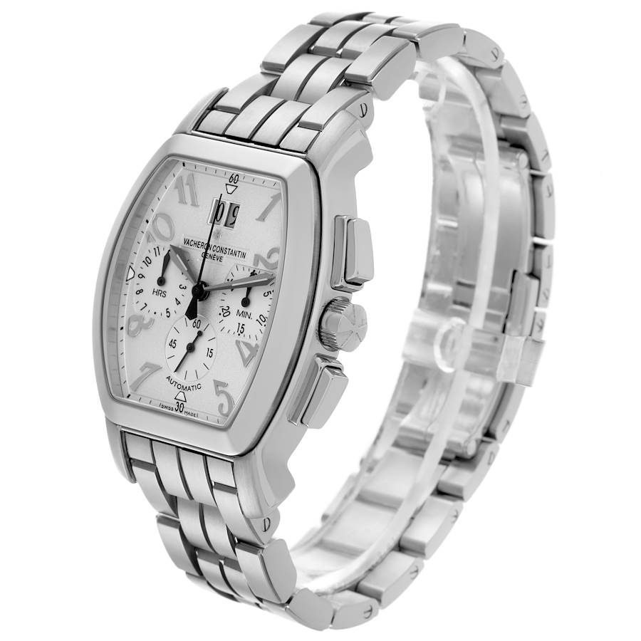 Vacheron Constantin Royal Eagle Chronograph Silver Dial Steel Mens Watch 49145