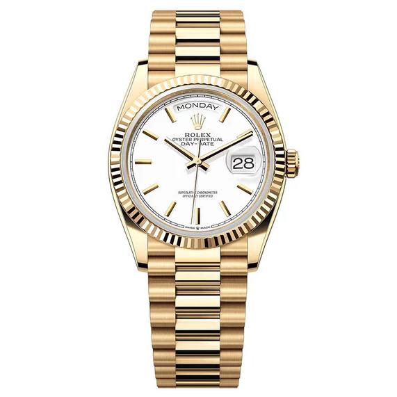 ​Rollie-The Crown Day-Date 128238-0081 36mm