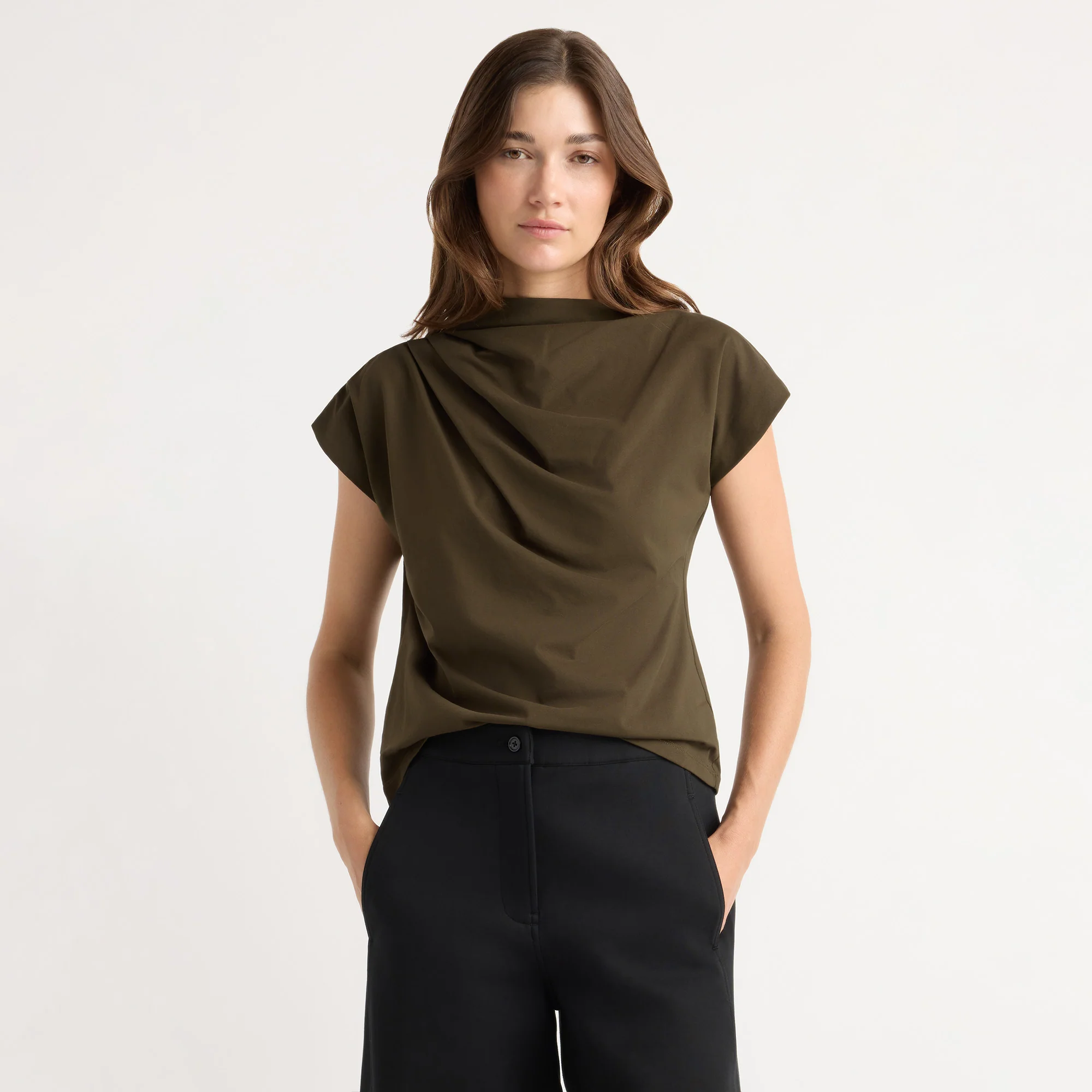Kenny Asymmetric-Neck Tee