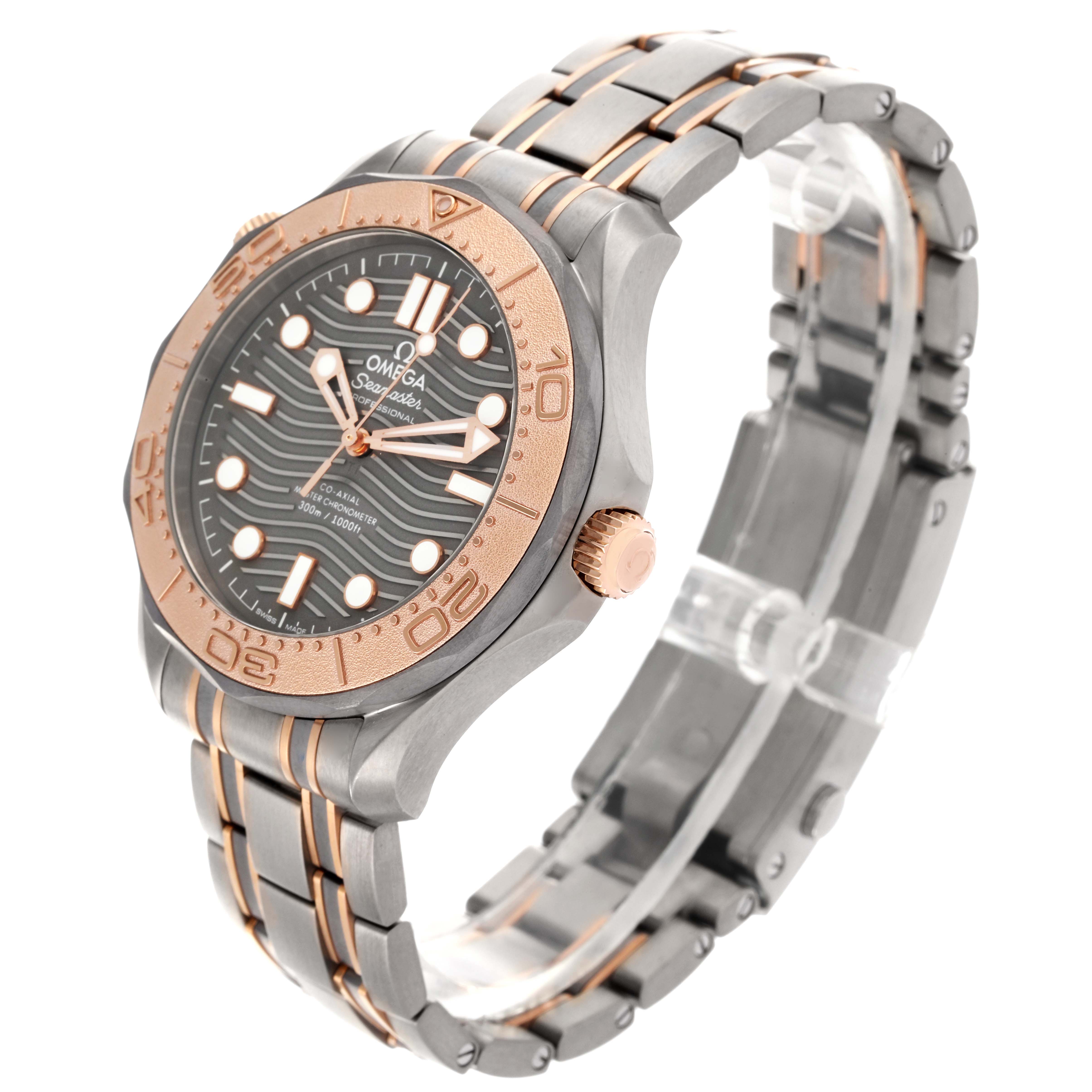 Omega Seamaster Titanium Rose Gold Mens Watch 42.0 MM 210.60.42.20.99.001