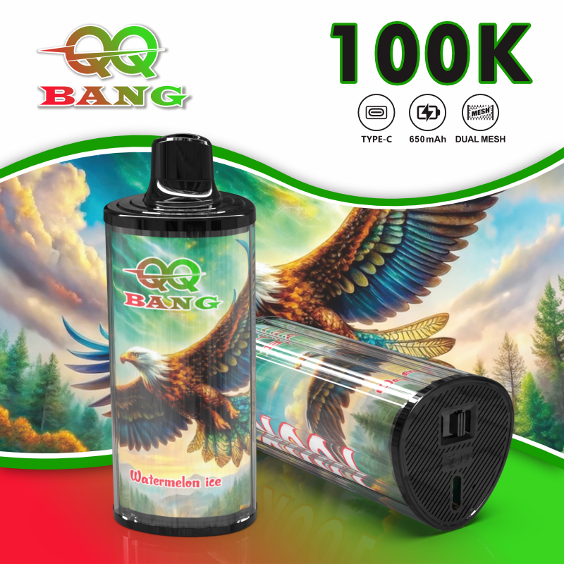 E-papieros Jednorazowy QQ BANG 100K | E-Szisza RGB | Dostawa 48h|Darmowa wysyłka