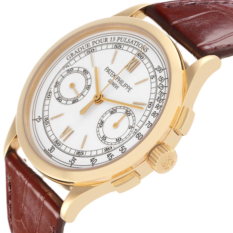 Patek Philippe Complications Chronograph Yellow Gold Mens Watch 5170