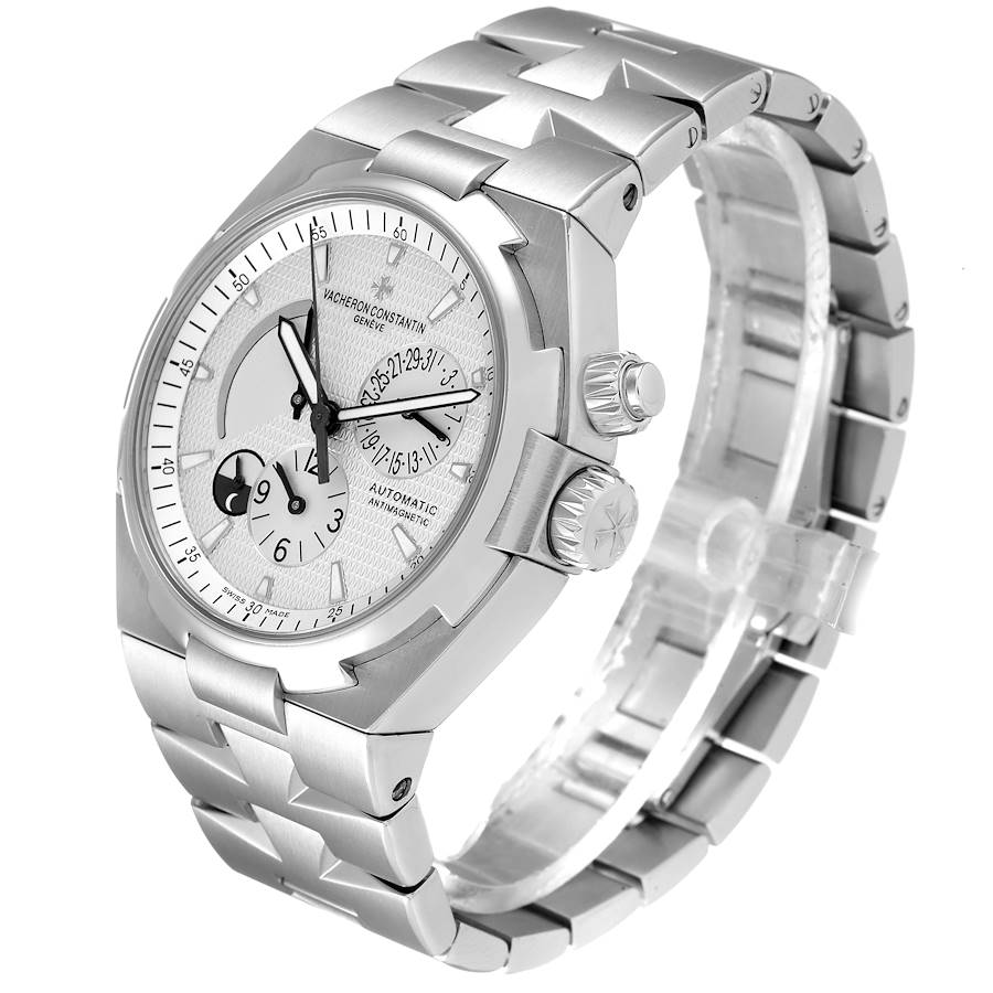 Vacheron Constantin Overseas Dual Time Silver Dial Mens Watch 47450