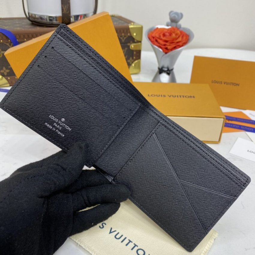 Louis Vuitton Multiple Wallet Black Grid