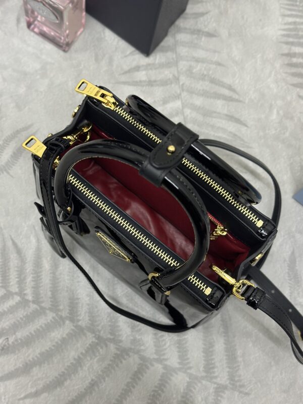 Replica Prada Galleria Black Patent