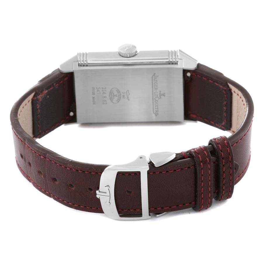 Jaeger LeCoultre Reverso Tribute Steel Mens Watch 214.8.62 Q397846J