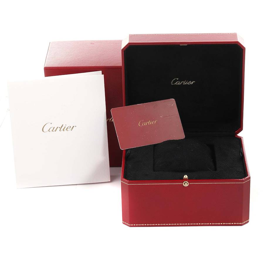 Cartier Ballon Bleu 33 Rose Gold Diamond Ladies Watch WE902066