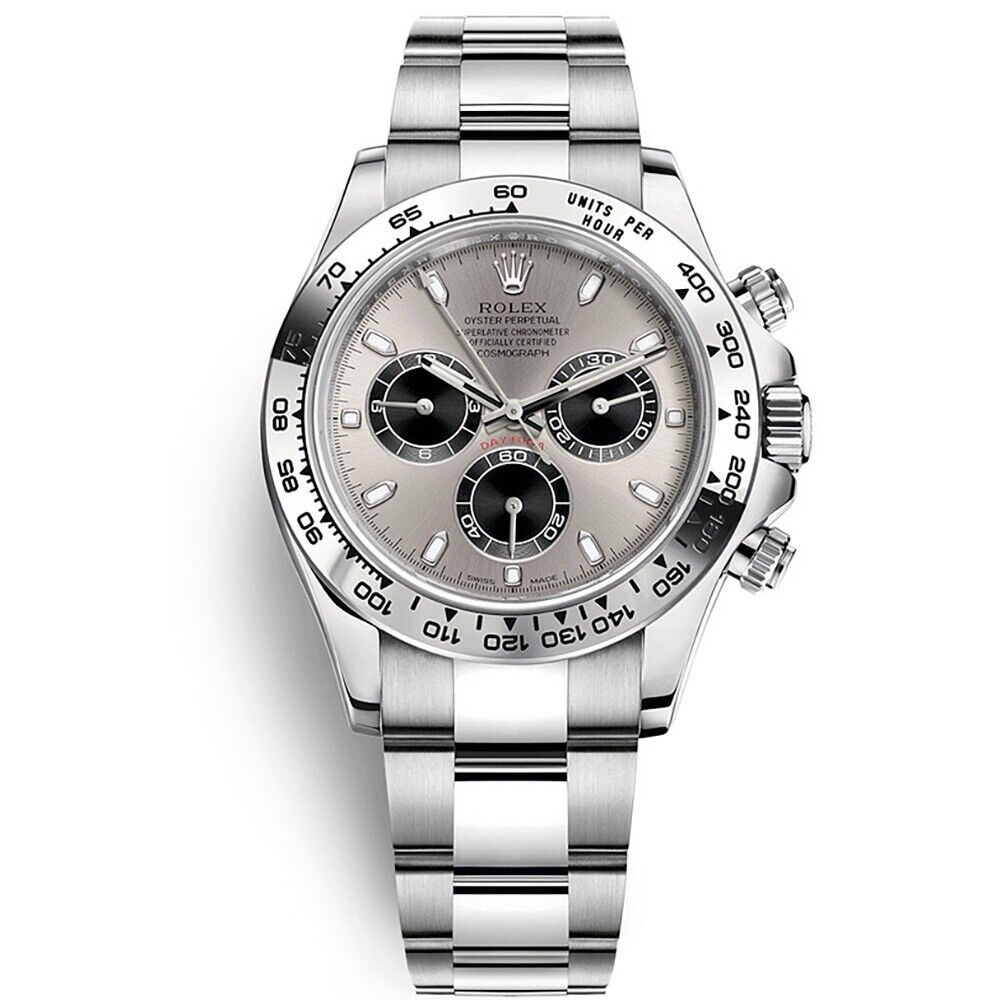 Rollie-The Crown COSMOGRAPH DAYTONA WHITE GOLD "GHOST" GREY DIAL / BLUE DIAL 116509