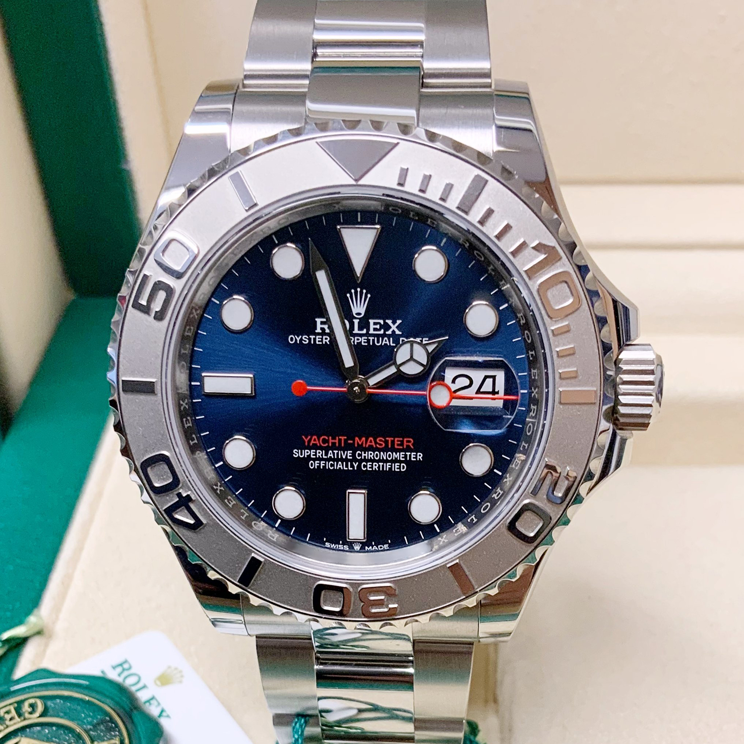 Rolex Yacht-Master 40 Stainless Steel and Platinum 126622 Unworn