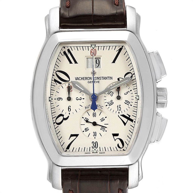Vacheron Constantin Royal Eagle Chronograph Silver Dial Mens Watch 49145