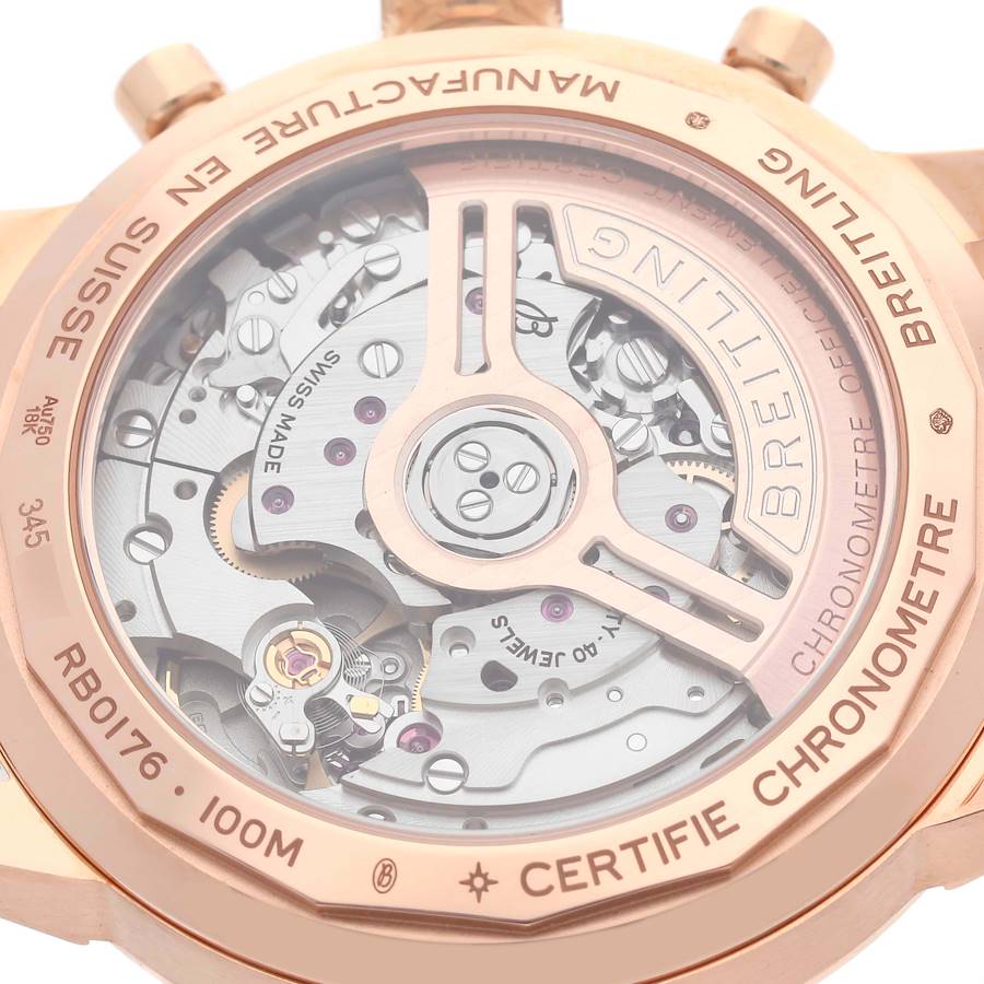 Breitling Top Time Rose Gold Mens Watch RB0176