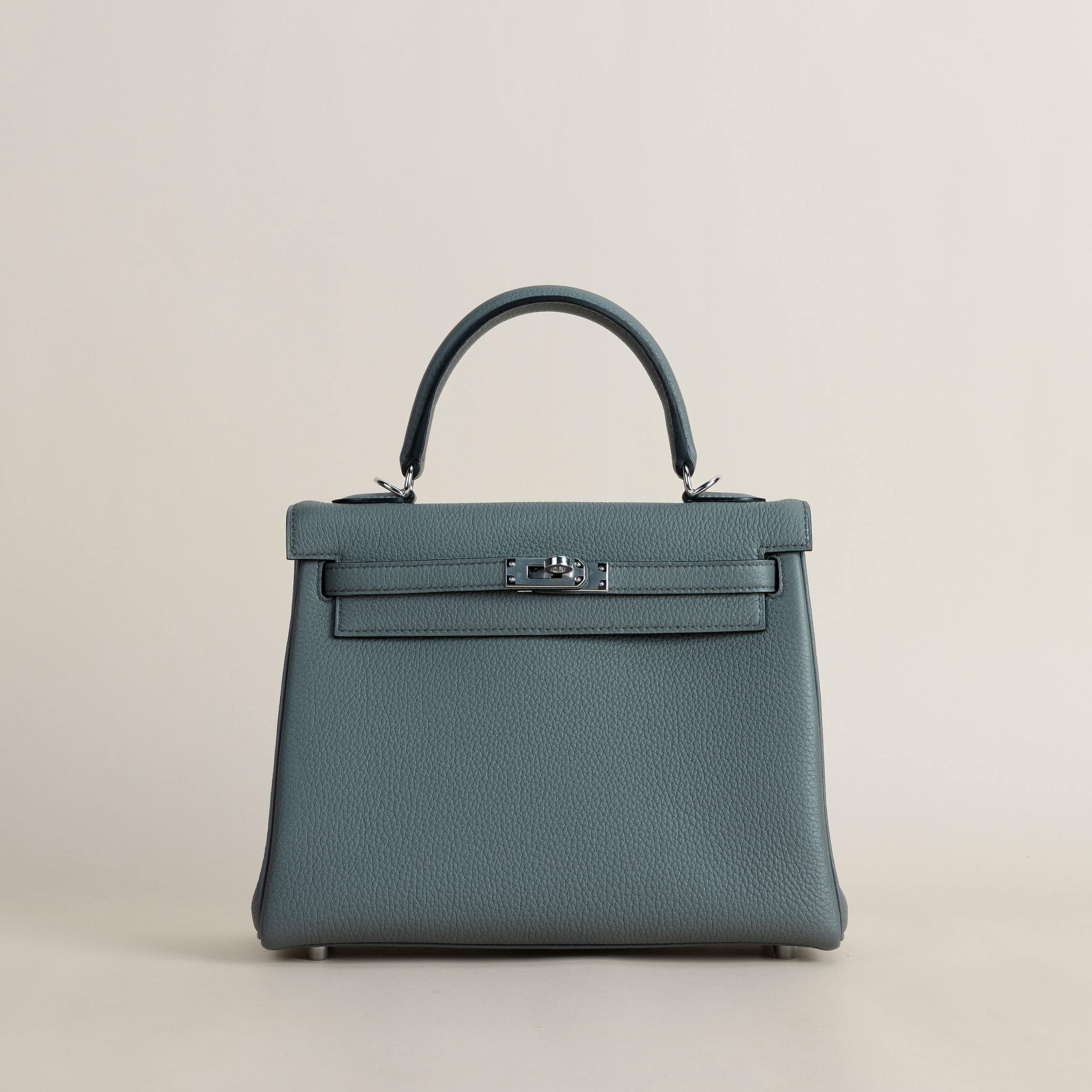 Kelly 25 togo vert amande PHW