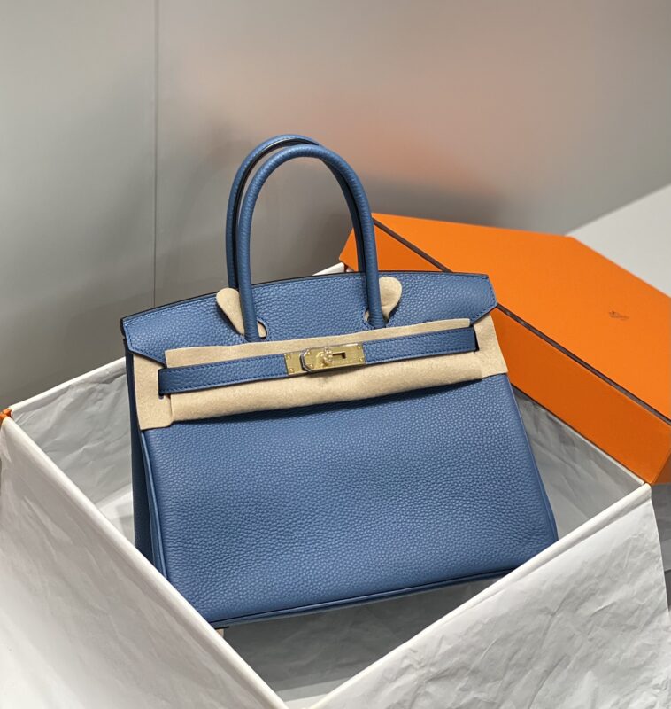 Replica Hermès Birkin Agate Blue