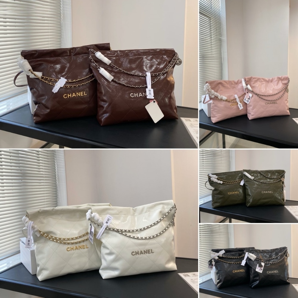 Chanel Handbag Shiny Black 41cm