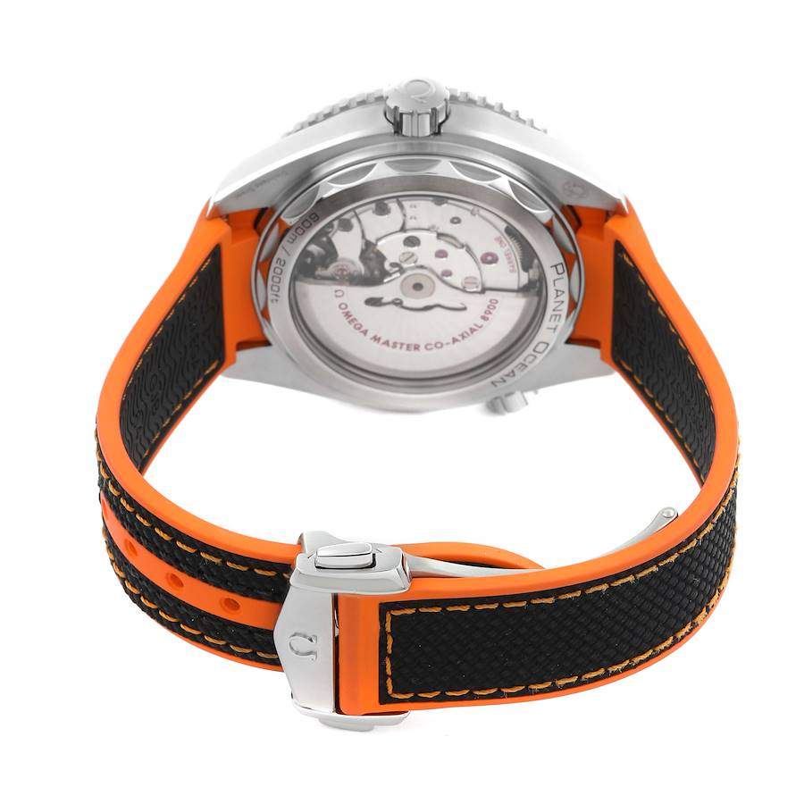 Omega Planet Ocean Black Orange Bezel Watch 215.32.44.21.01.001