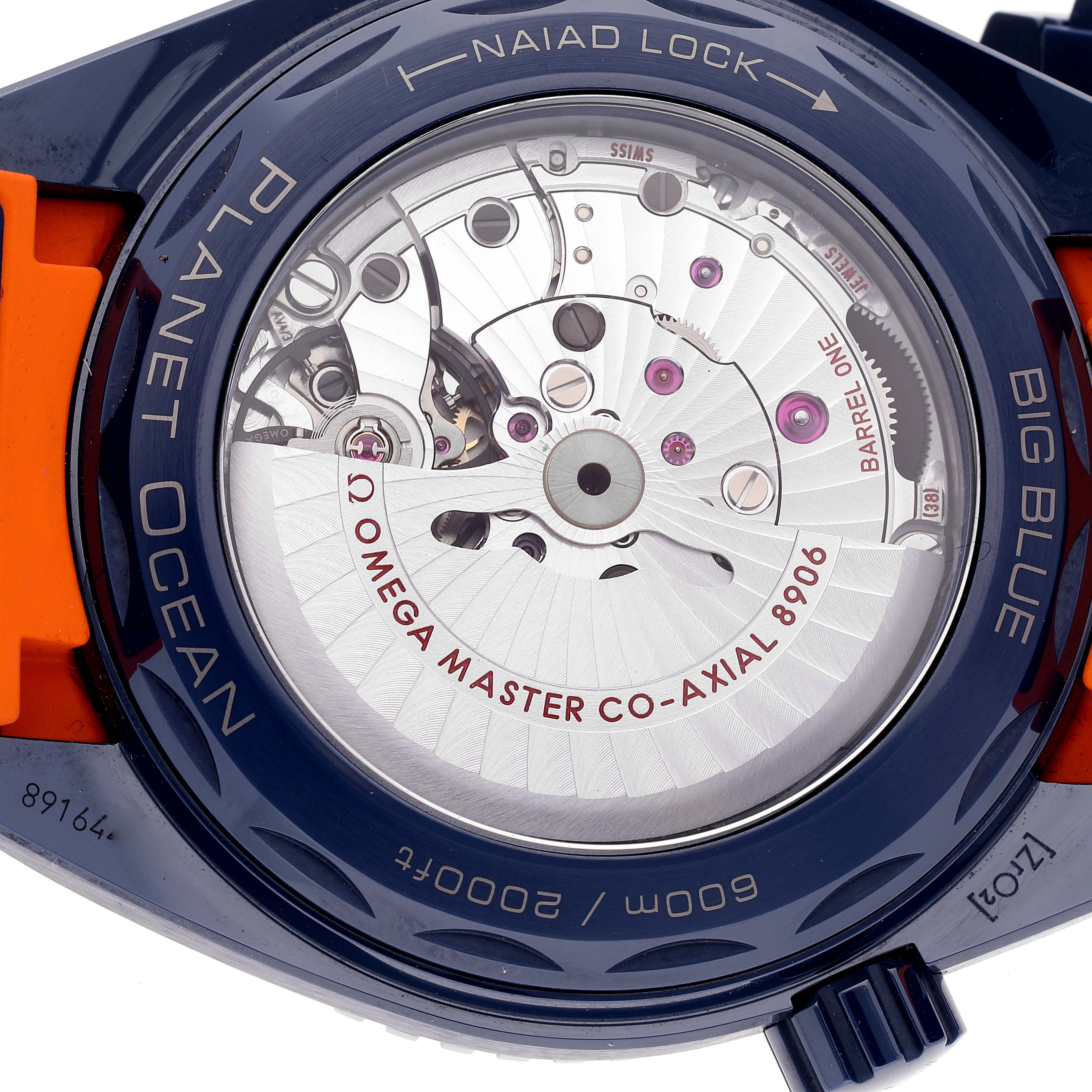 Omega Planet Ocean Big Blue GMT Mens Watch 45.5 MM 215.92.46.22.03.001