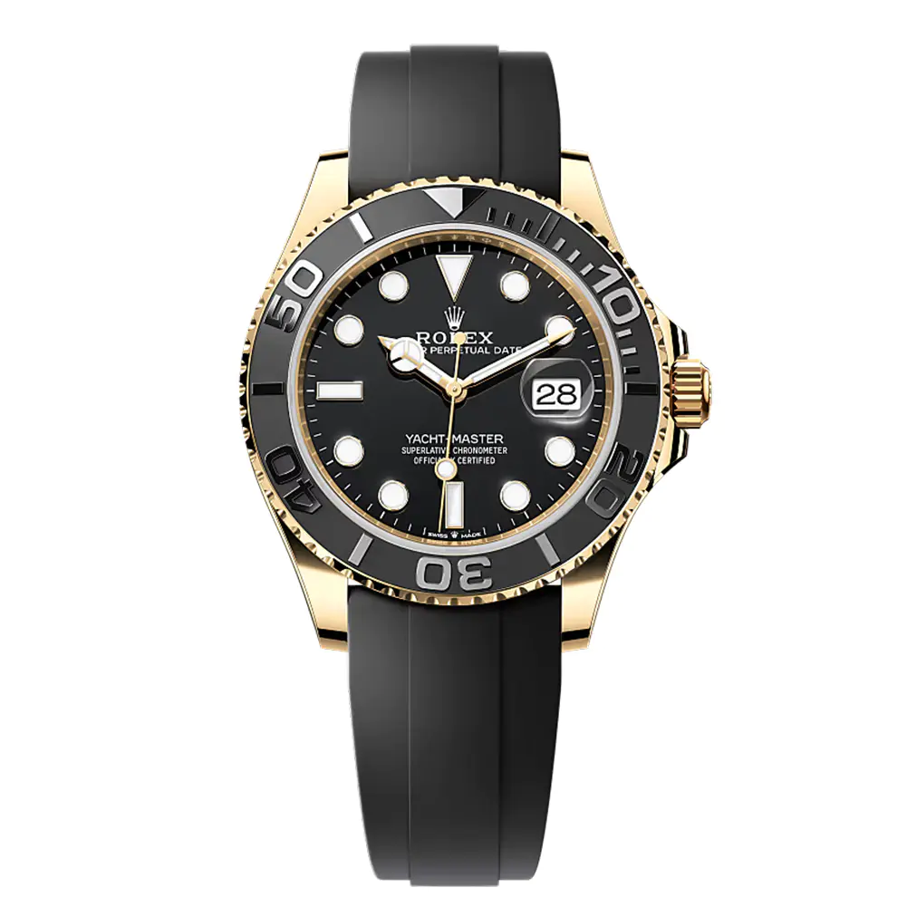 2024 Newest Rolex Yacht-Master 42 Black Dial RLX Titanium Men's Watch 226627-0001