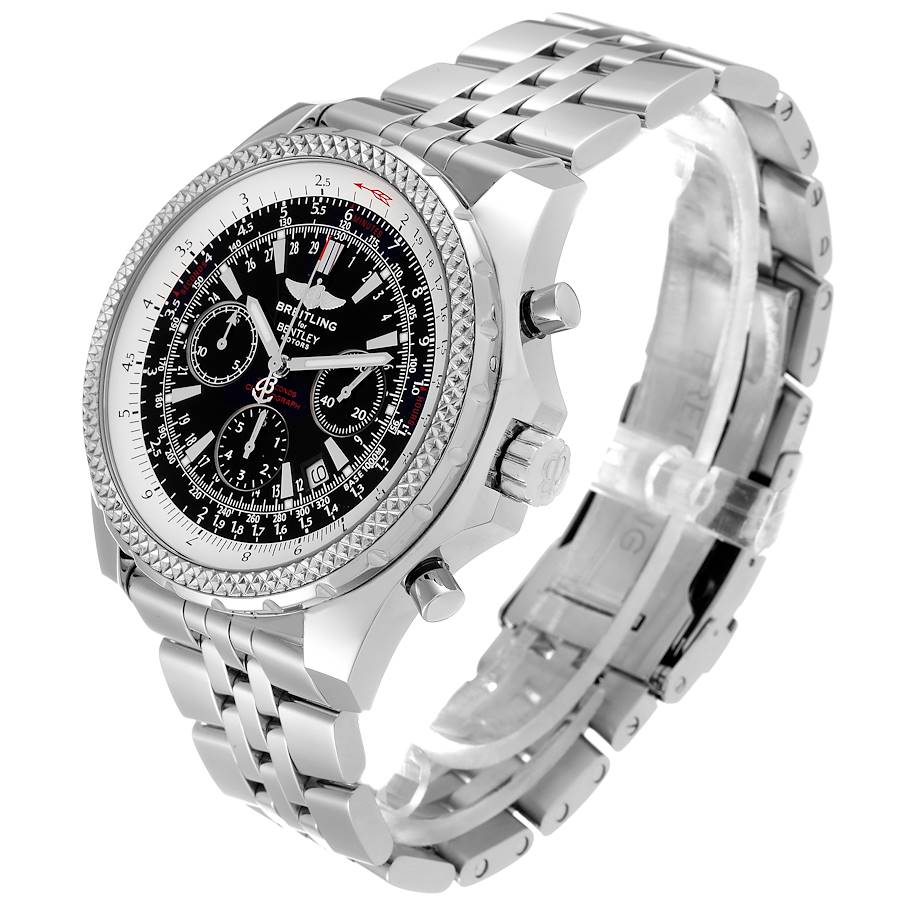 Breitling Bentley Motors Chronograph Steel Mens Watch A25362