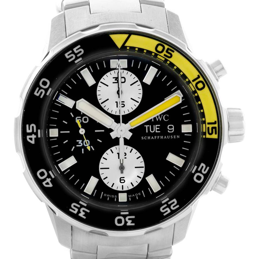 IWC Aquatimer Automatic Chronograph Day Date Mens Watch IW376701