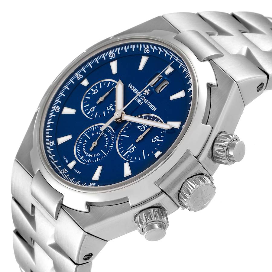 Vacheron Constantin Overseas Chronograph Blue Dial Mens Watch 49150