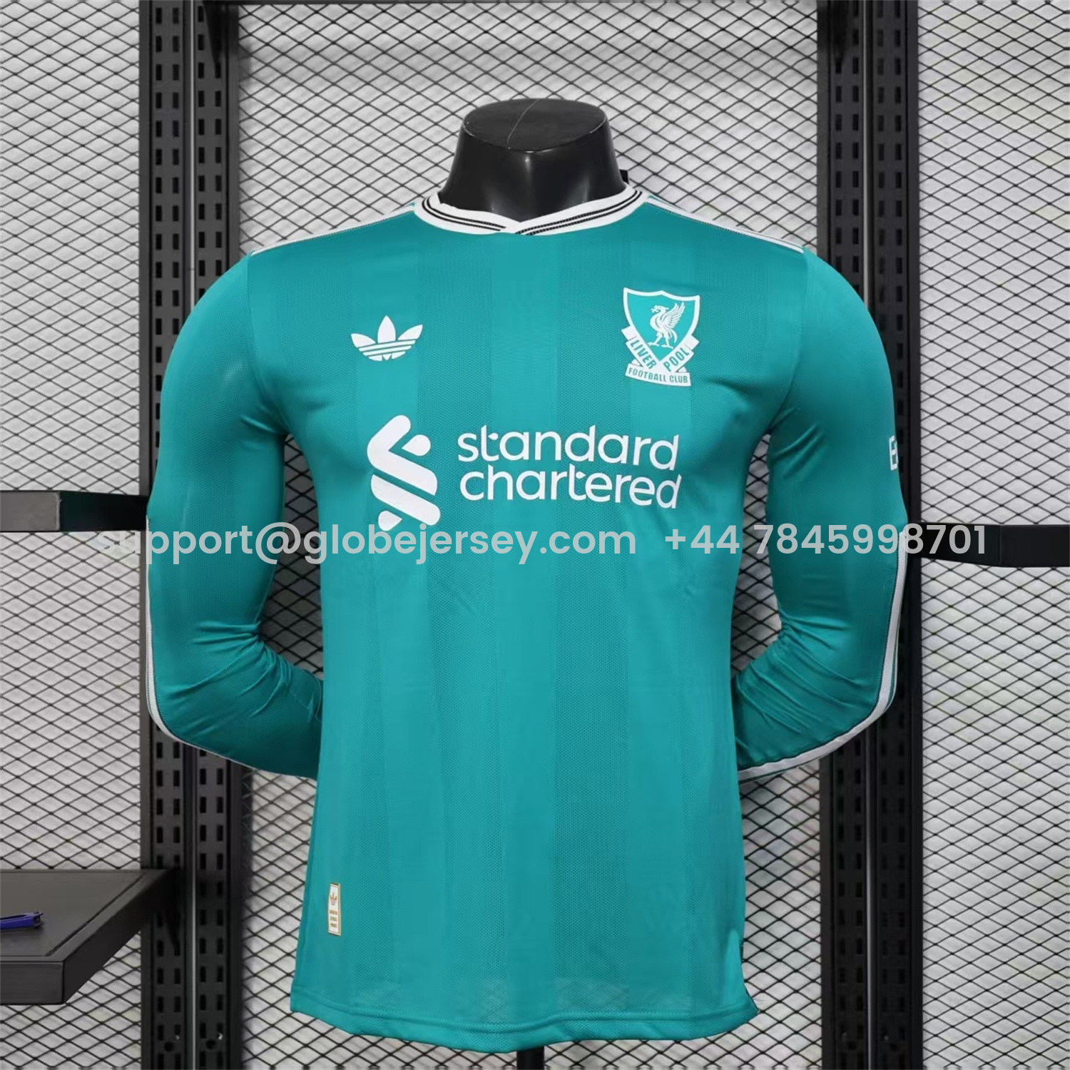 Liver.pool 25-26 Third Green Long Sleeves Jersey - Player Version