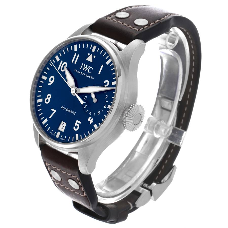 IWC Pilot Le Petit Prince Big Pilots Blue Dial Steel Watch IW501002