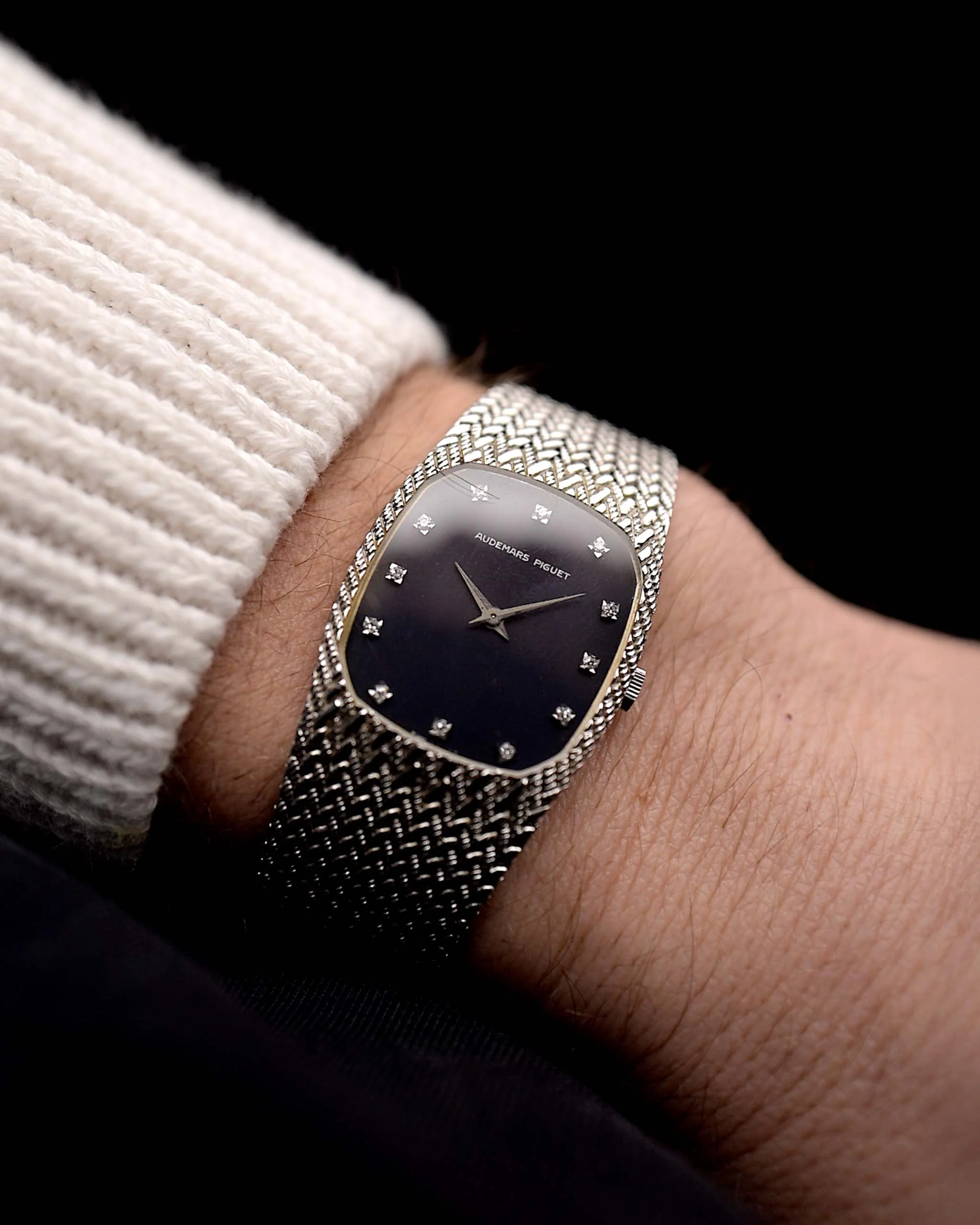 Audemars Piguet Cobra 18k Grey Diamond 1980s