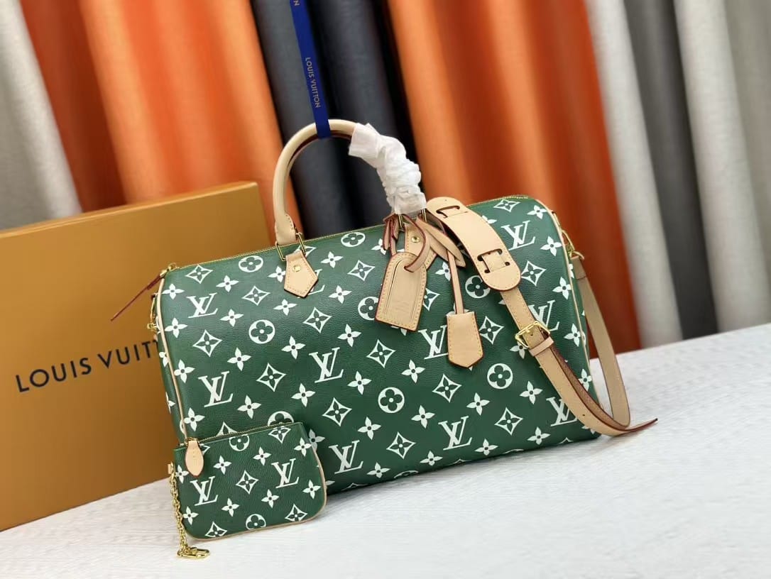 Louis Vuitton Speedy P9 Bandoulière 40 Green 40 Cm M24417