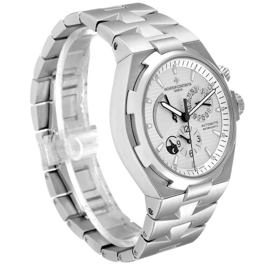 Vacheron Constantin Overseas Dual Time Silver Dial Mens Watch 47450