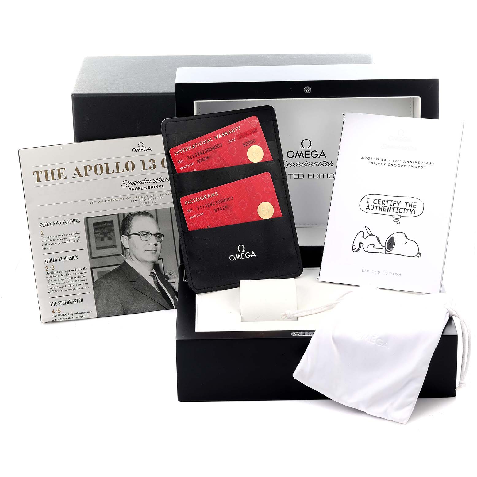 Omega Speedmaster Snoopy Apollo 13 LE Mens MoonWatch 42.0 MM 311.32.42.30.04.003