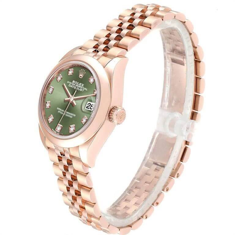 Datejust Everose Gold Green Diamond 279165 Super Clone