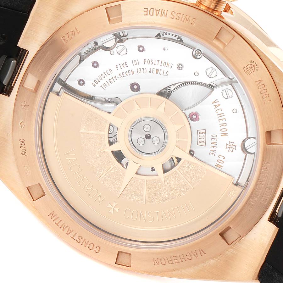 Vacheron Constantin Overseas Dual Time Rose Gold Mens Watch 7900V
