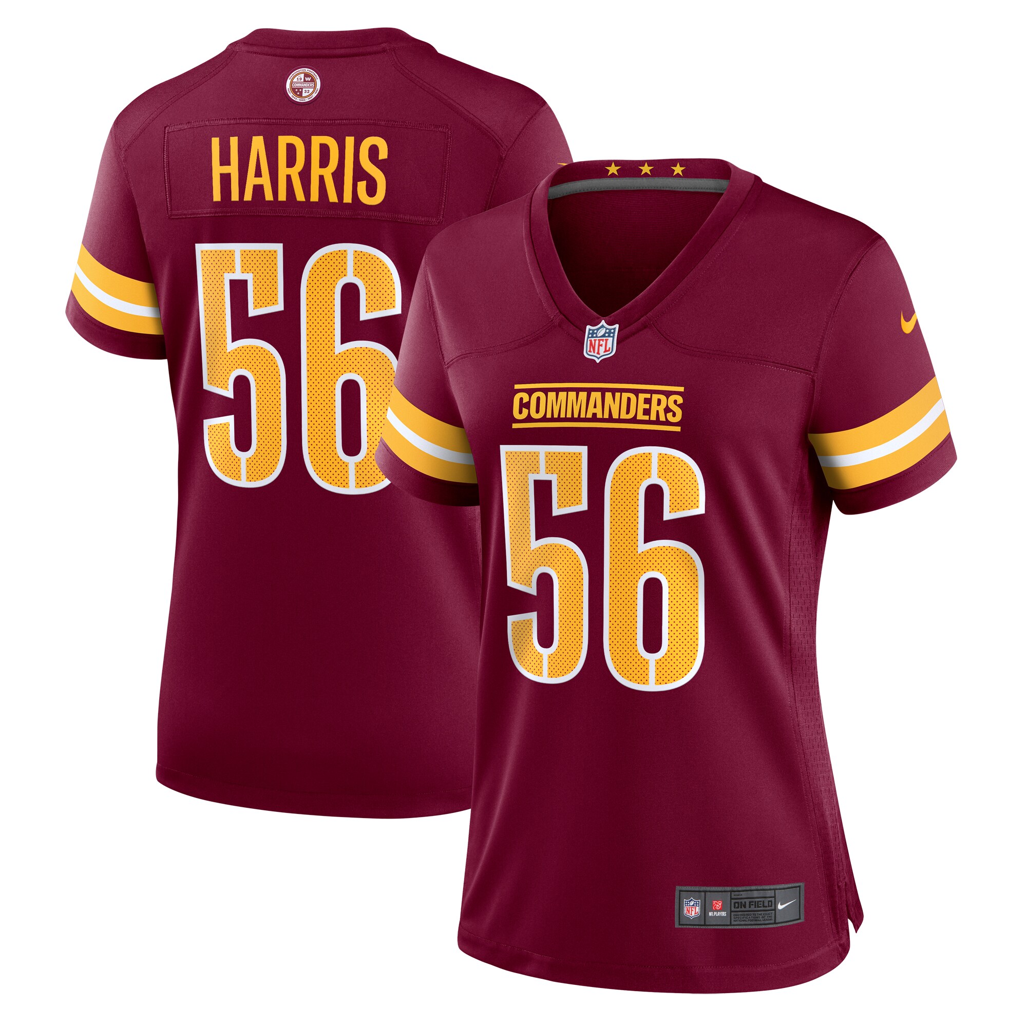 Jalen Harris Washington Commanders Nike Women's  Game Jersey -  Burgundy