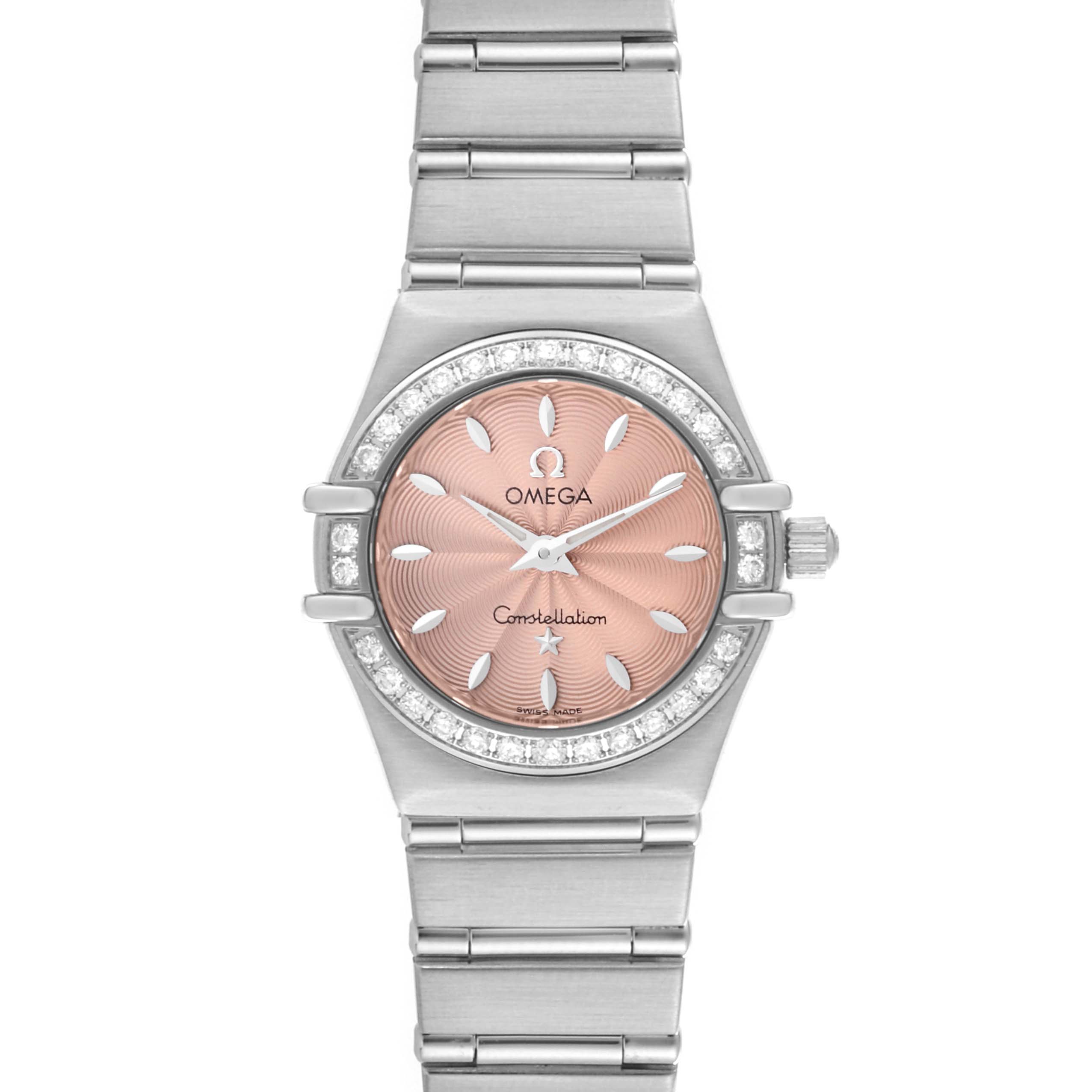Omega Constellation MiniSalmon Dial Ladies Watch 22.0 MM 1466.62.00